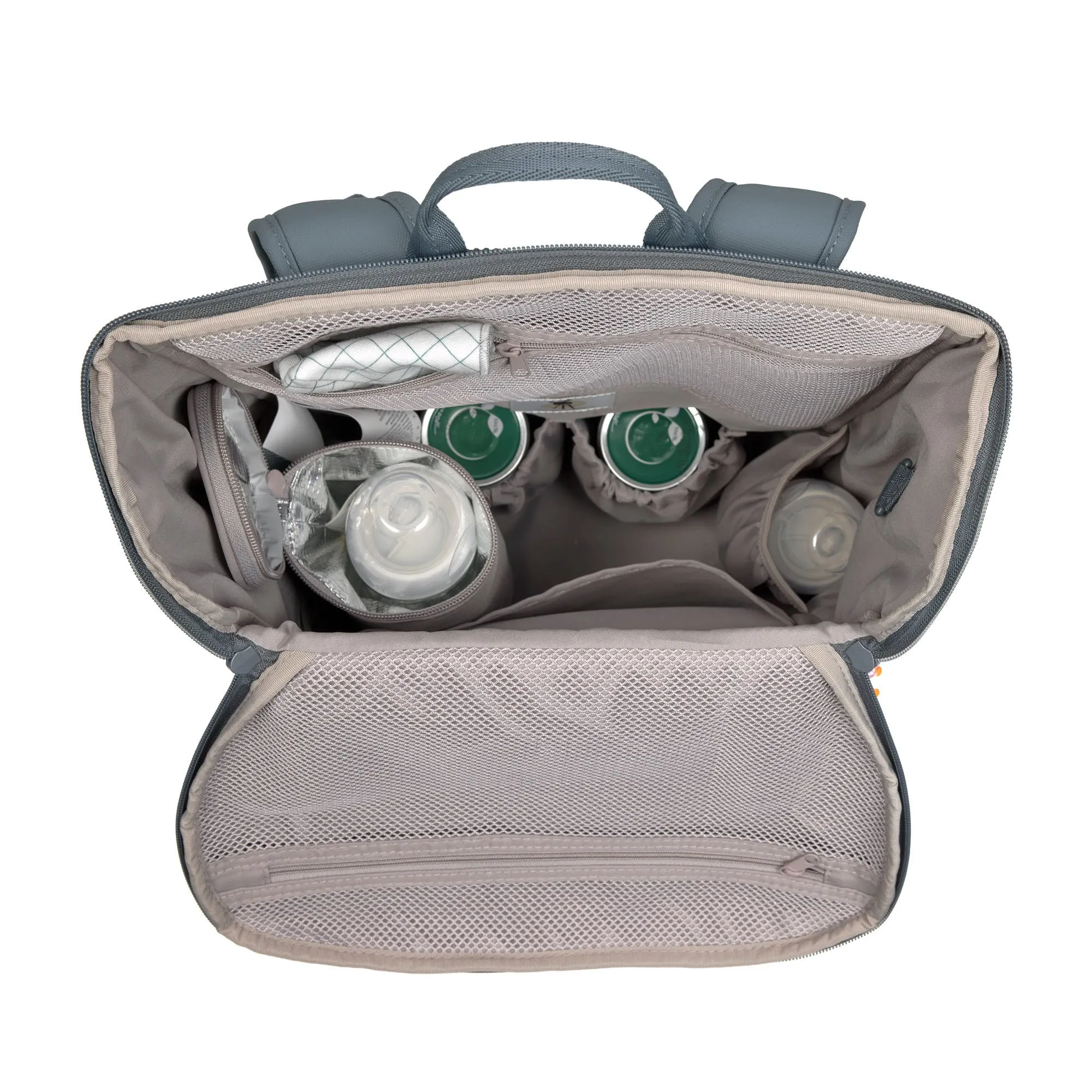 Lassig Slender Up Nappy Backpack - Reflective Anthracite