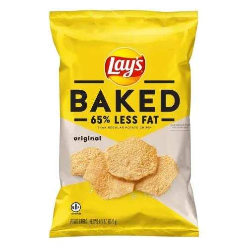 LAY'S® Baked Original Potato Crisps, 1.125 ounce (Pack of 8)