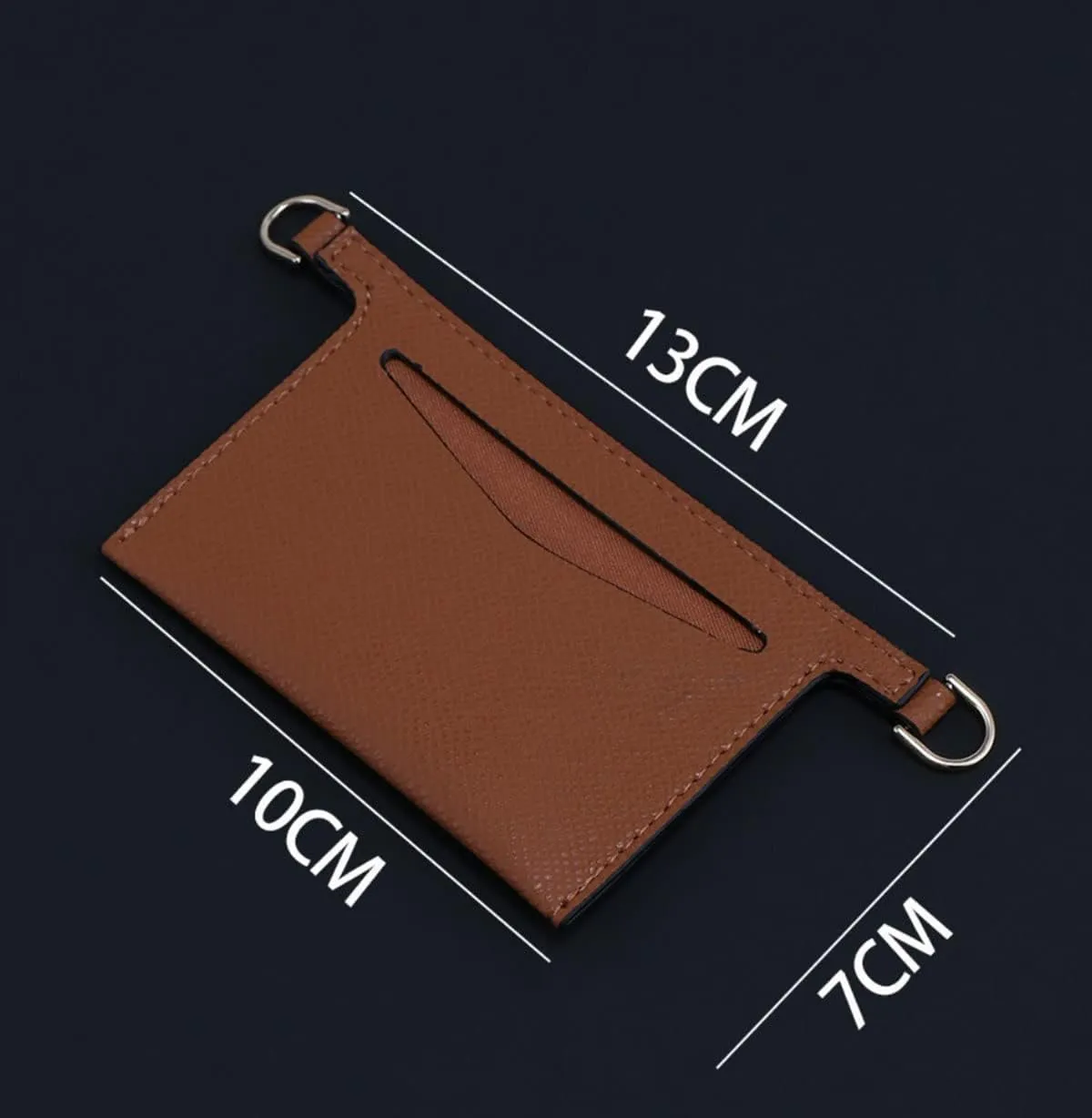 Lckaey clutch accessory kit purse chain insert strap For Doudou victorin short wallet transformation diagonal bag3022-brown10*7cm