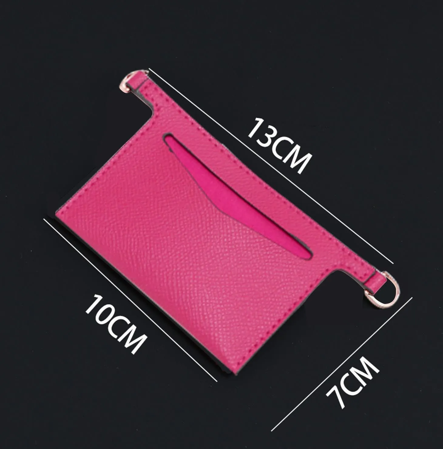 Lckaey clutch accessory kit purse chain insert strap For Doudou victorin short wallet transformation diagonal bag3022-rosy10*7cm