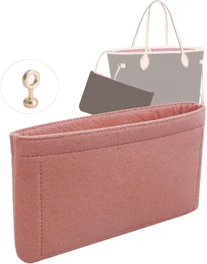 Lckaey Pouch Kit, Purse Insert Organizer for Neverfull MM GM Convert Into Handbag 3032-Pink