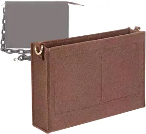 Lckaey Purse Organizer - bag Organizer Insert for 19 26 Renovation of washing bag 3076coffee-M