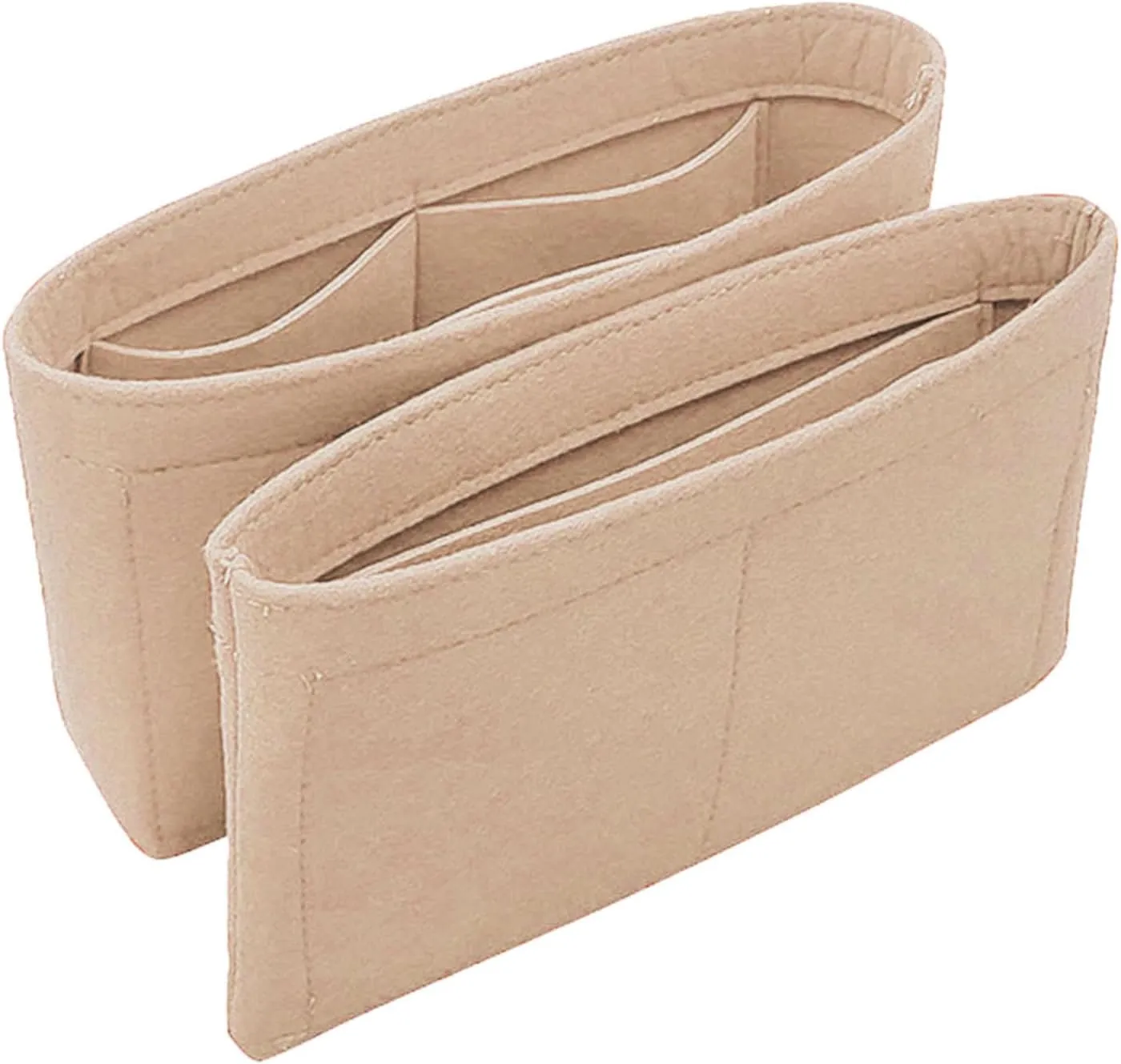 Lckaey Purse Organizer for mini pochette voyager insert kirigami pochette insert with chain 2084khaki