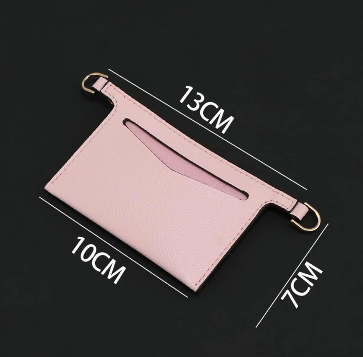 Lckaey Purse Organizer Insert clutch accessory For Doudou victorin short wallet transformation diagonal bag 3022-pink 10 * 7cm