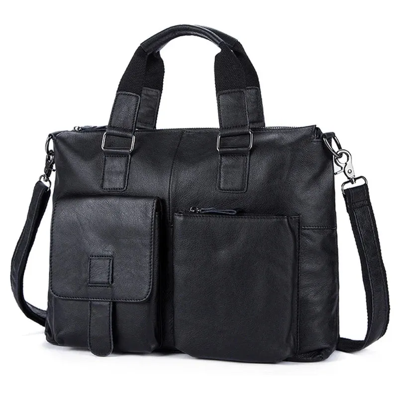 Leather Doctors Briefcase Handbag Shoulder Bag