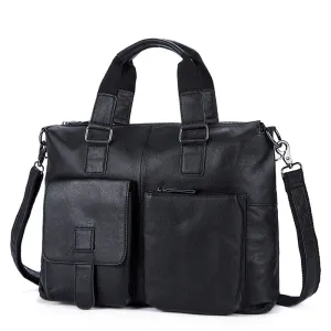 Leather Doctors Briefcase Handbag Shoulder Bag