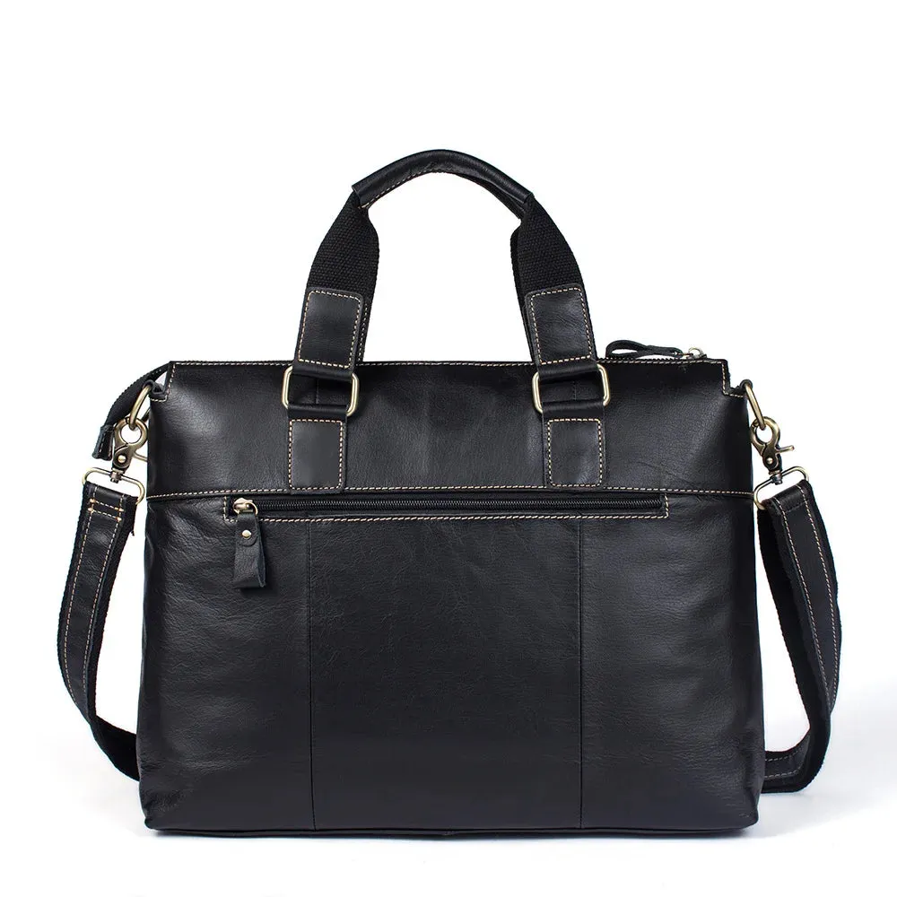 Leather Doctors Briefcase Handbag Shoulder Bag