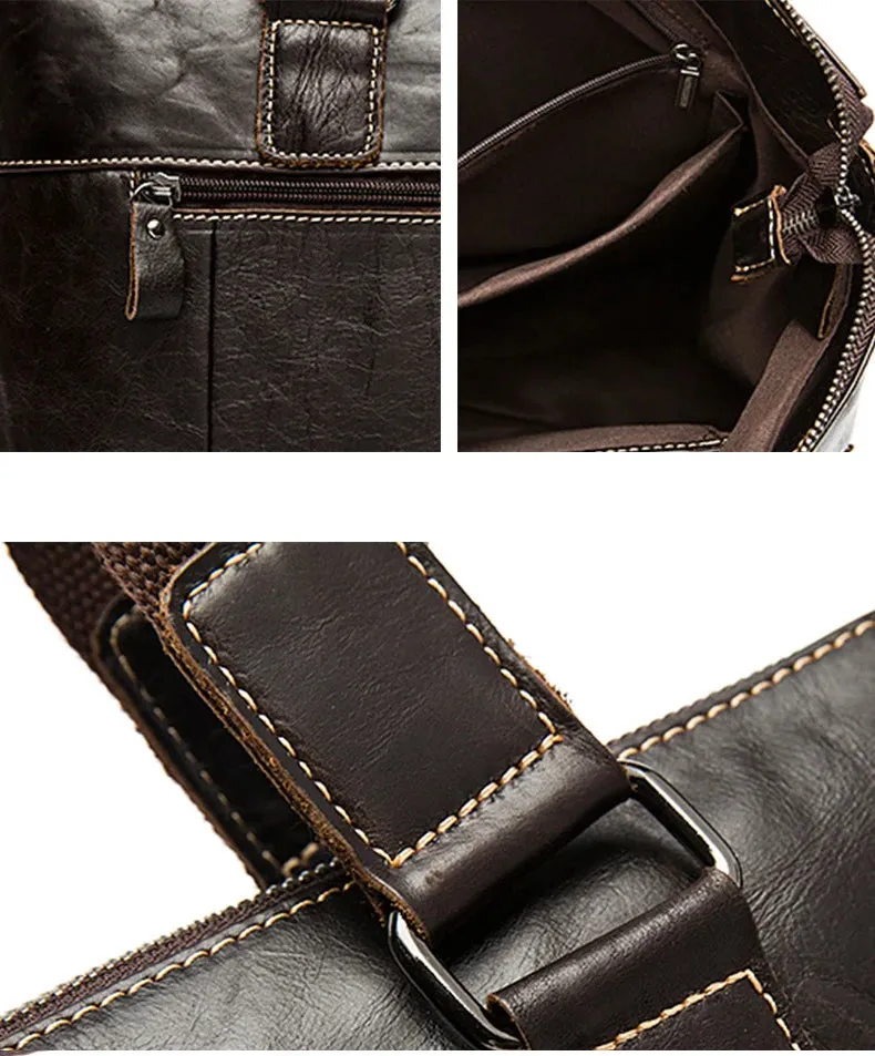 Leather Doctors Briefcase Handbag Shoulder Bag