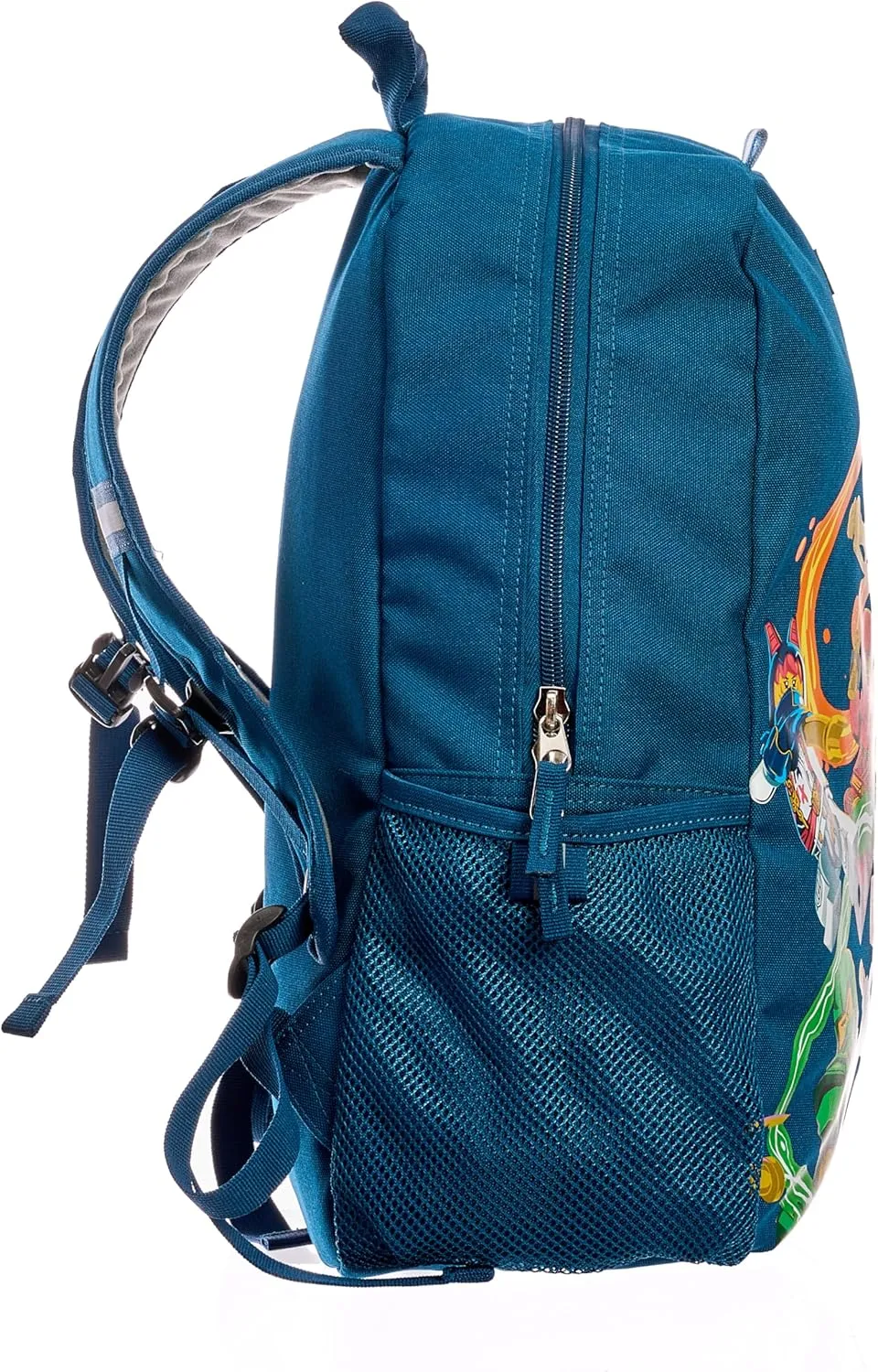LEGO NINJAGO Panel Kids School Backpack Bookbag, for Travel, On-the-Go, Back to School, Boys and Girls, with Adjustable Padded Straps and Fun patterns, Stronger Together