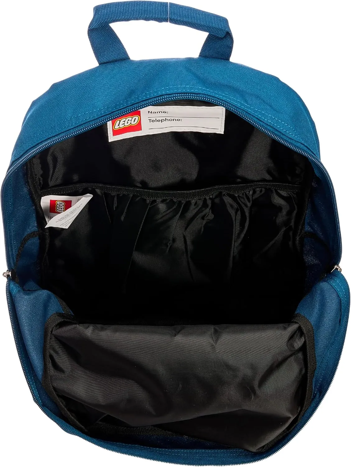 LEGO NINJAGO Panel Kids School Backpack Bookbag, for Travel, On-the-Go, Back to School, Boys and Girls, with Adjustable Padded Straps and Fun patterns, Stronger Together