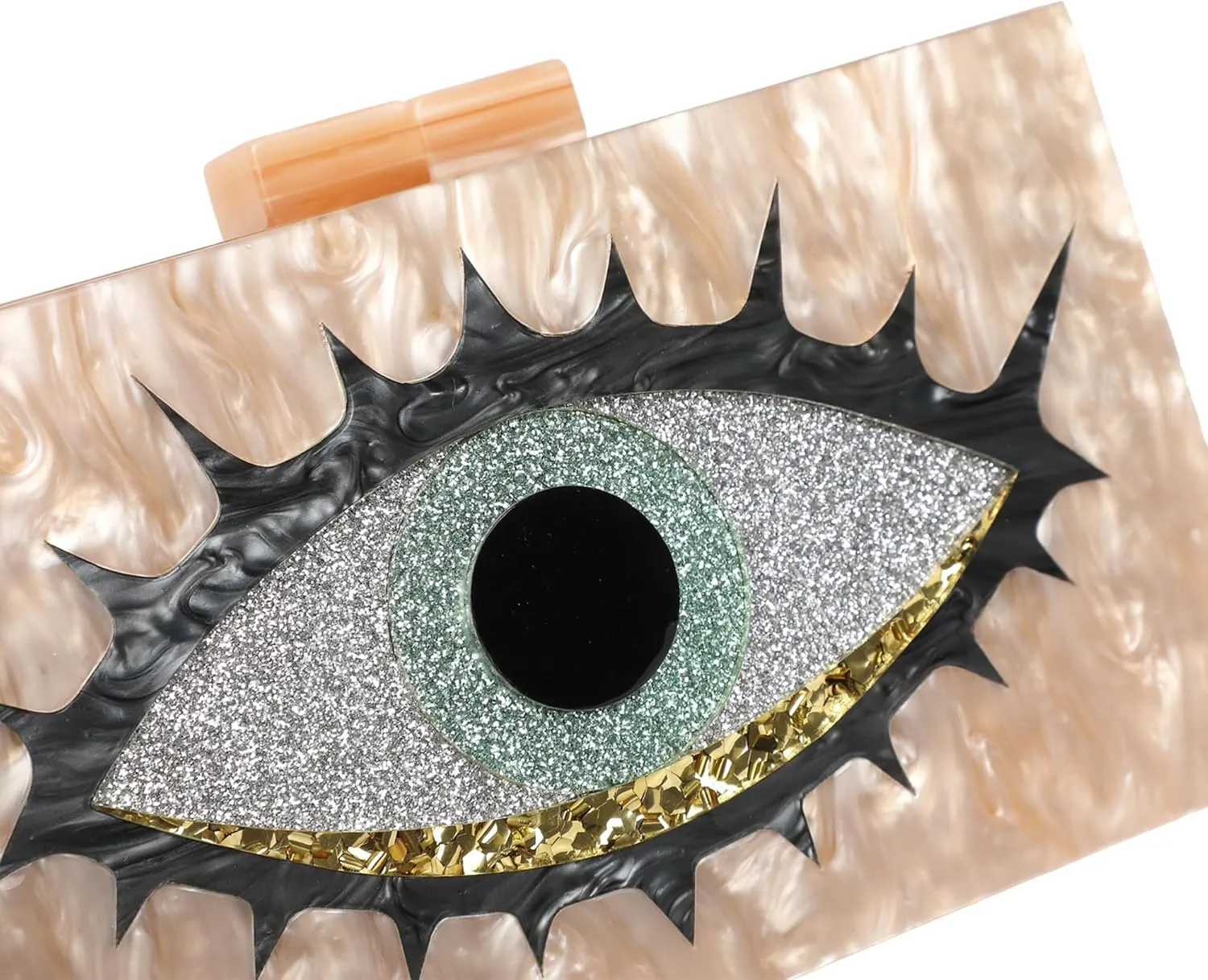 LETODE Acrylic Clutch Bags Purse Perspex Bag Handbags for Women