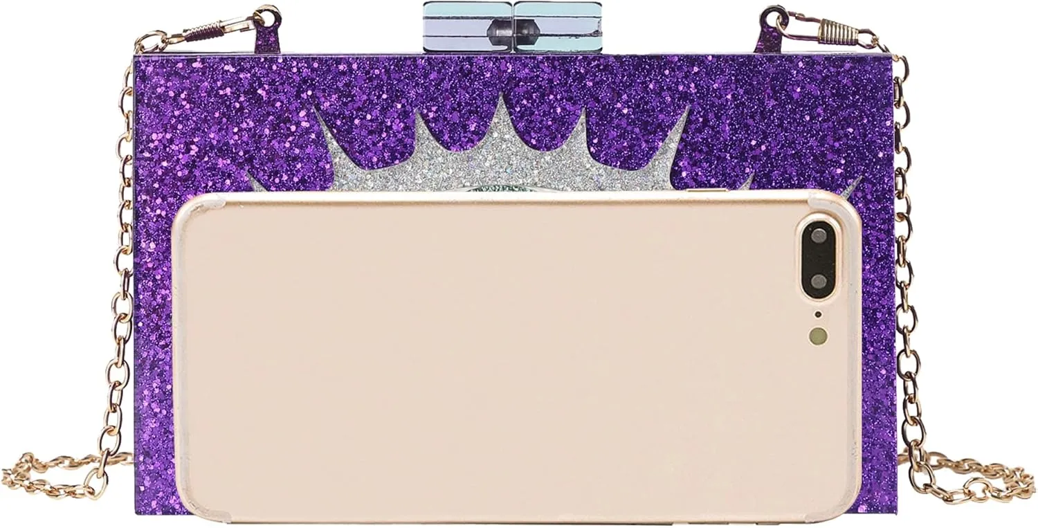 LETODE Acrylic Clutch Bags Purse Perspex Bag Handbags for Women