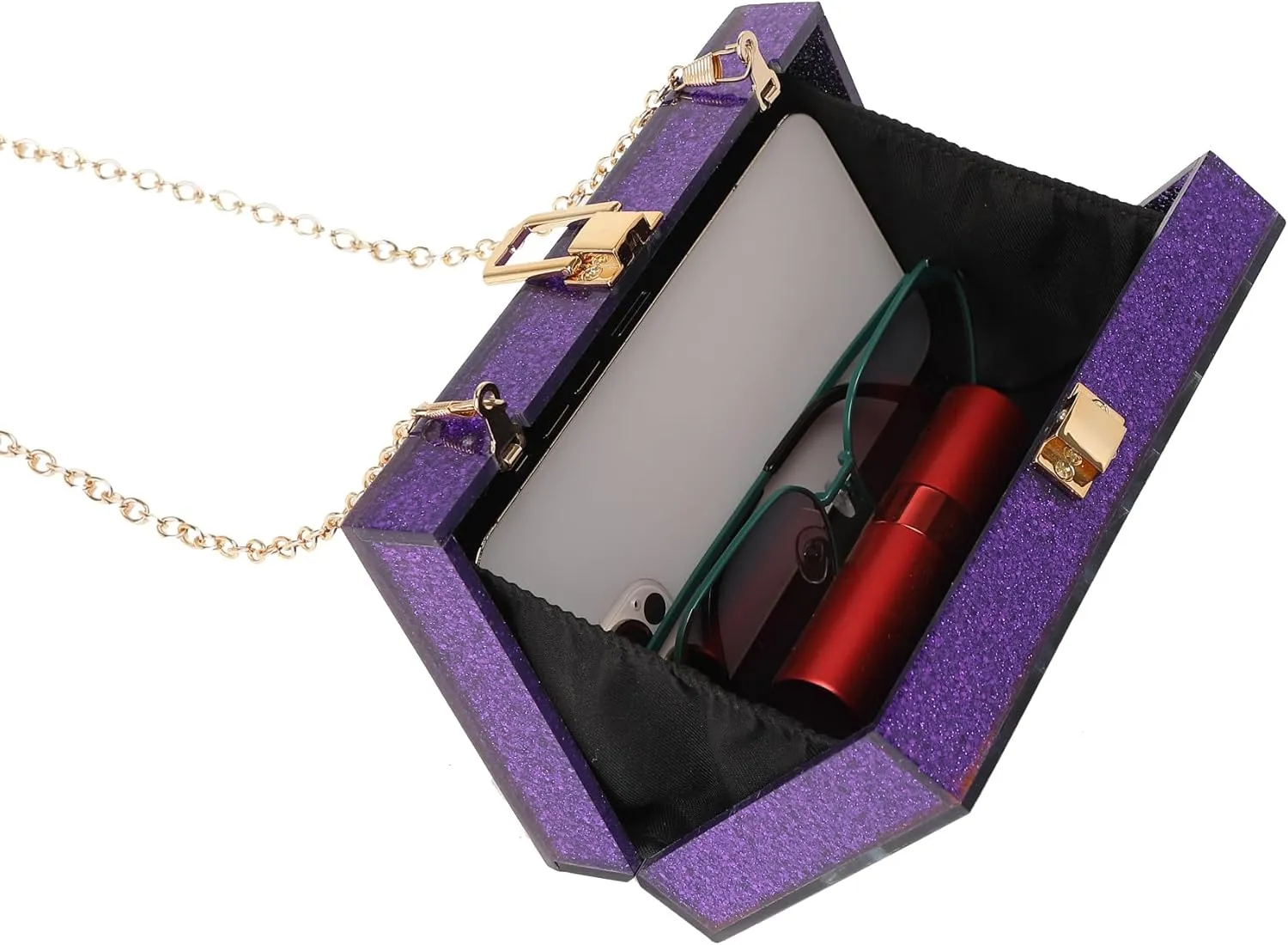 LETODE Acrylic Clutch Bags Purse Perspex Bag Handbags for Women