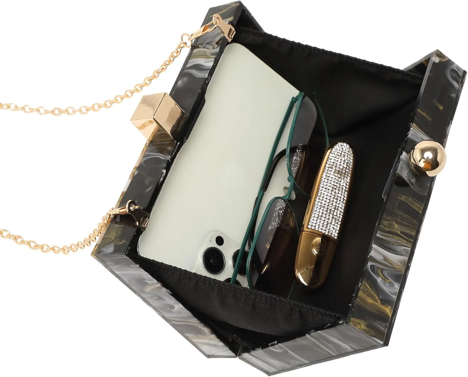 LETODE Acrylic Clutch Purses for Women Evening Clutch Bag Purse Handbag Wedding Party Cocktail