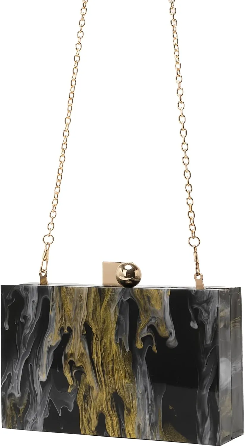 LETODE Acrylic Clutch Purses for Women Evening Clutch Bag Purse Handbag Wedding Party Cocktail