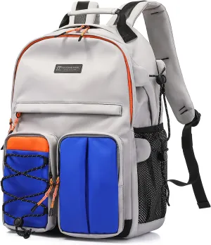 Lightweight Durable College Travel Backpack,25L Daily Casual Bookbag Backpack fit 15.6 Inch Laptop, Water Resistant Work Outdoor Hiking Backpacks With Multifunction Pockets for Men Women