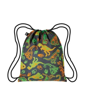 LOQI Backpack - Dinosaur Skeleton Reflective Mini