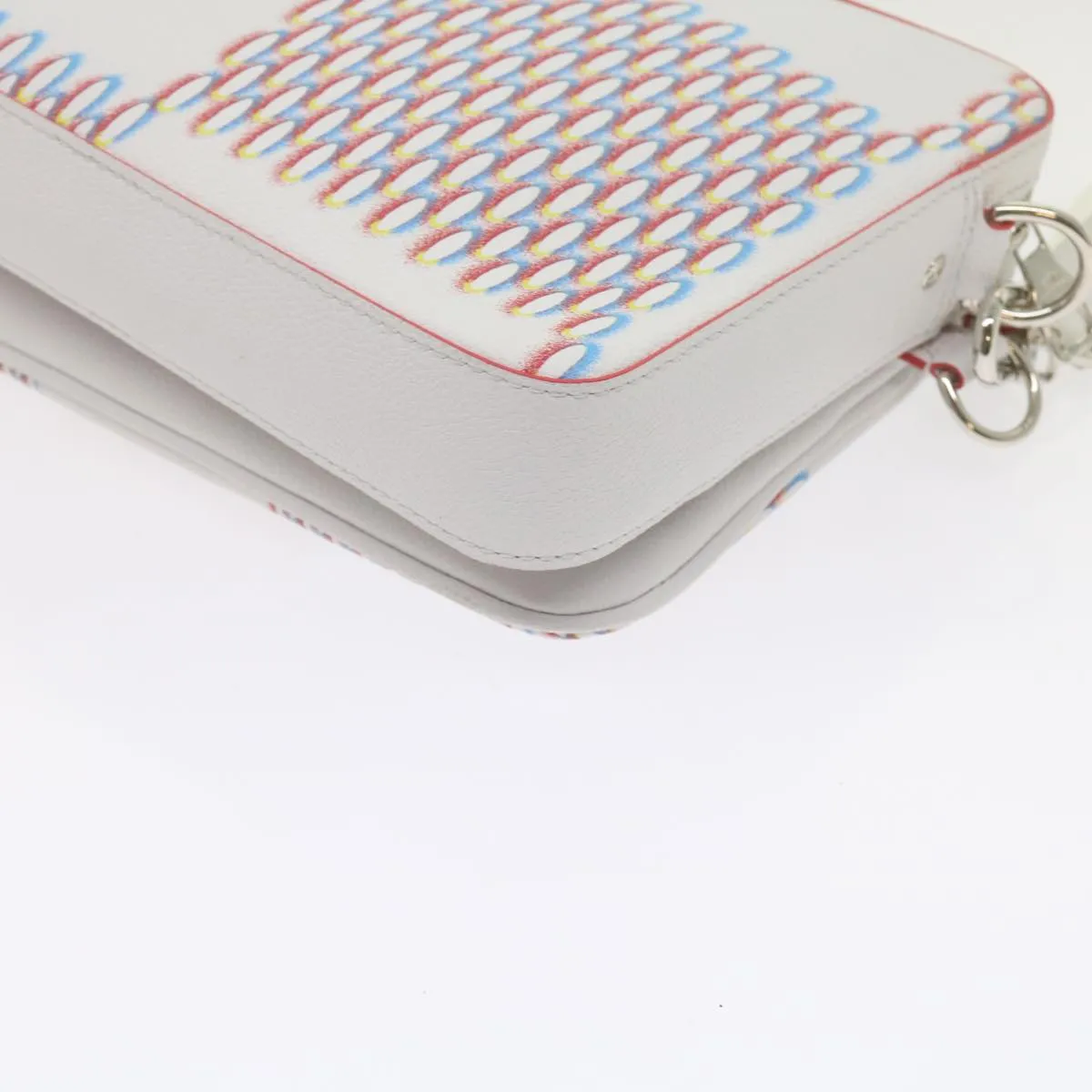 LOUIS VUITTON Damier Giant Spray Trio Messenger Bag White M20665 Auth ar11066A