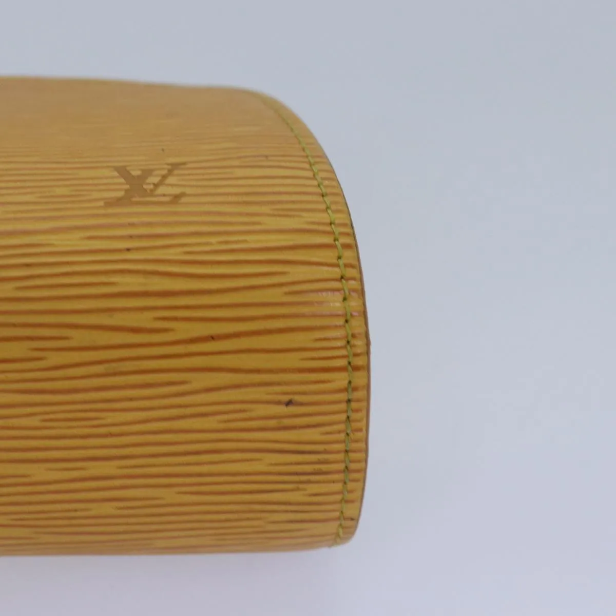 LOUIS VUITTON Epi Dauphine PM Pouch Yellow M48449 LV Auth 87732