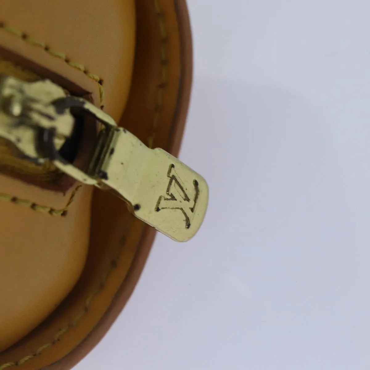 LOUIS VUITTON Epi Dauphine PM Pouch Yellow M48449 LV Auth 87732