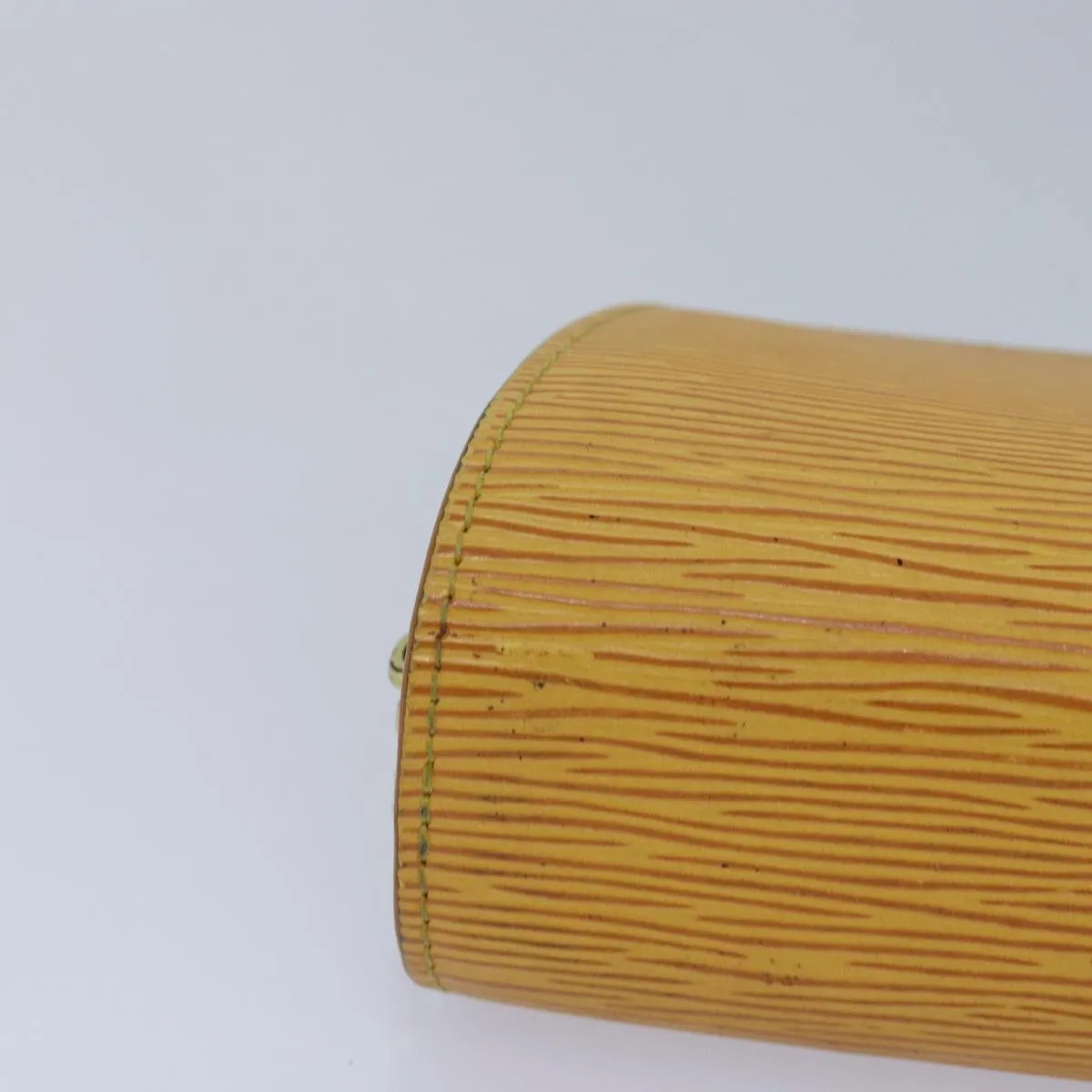 LOUIS VUITTON Epi Dauphine PM Pouch Yellow M48449 LV Auth 87732