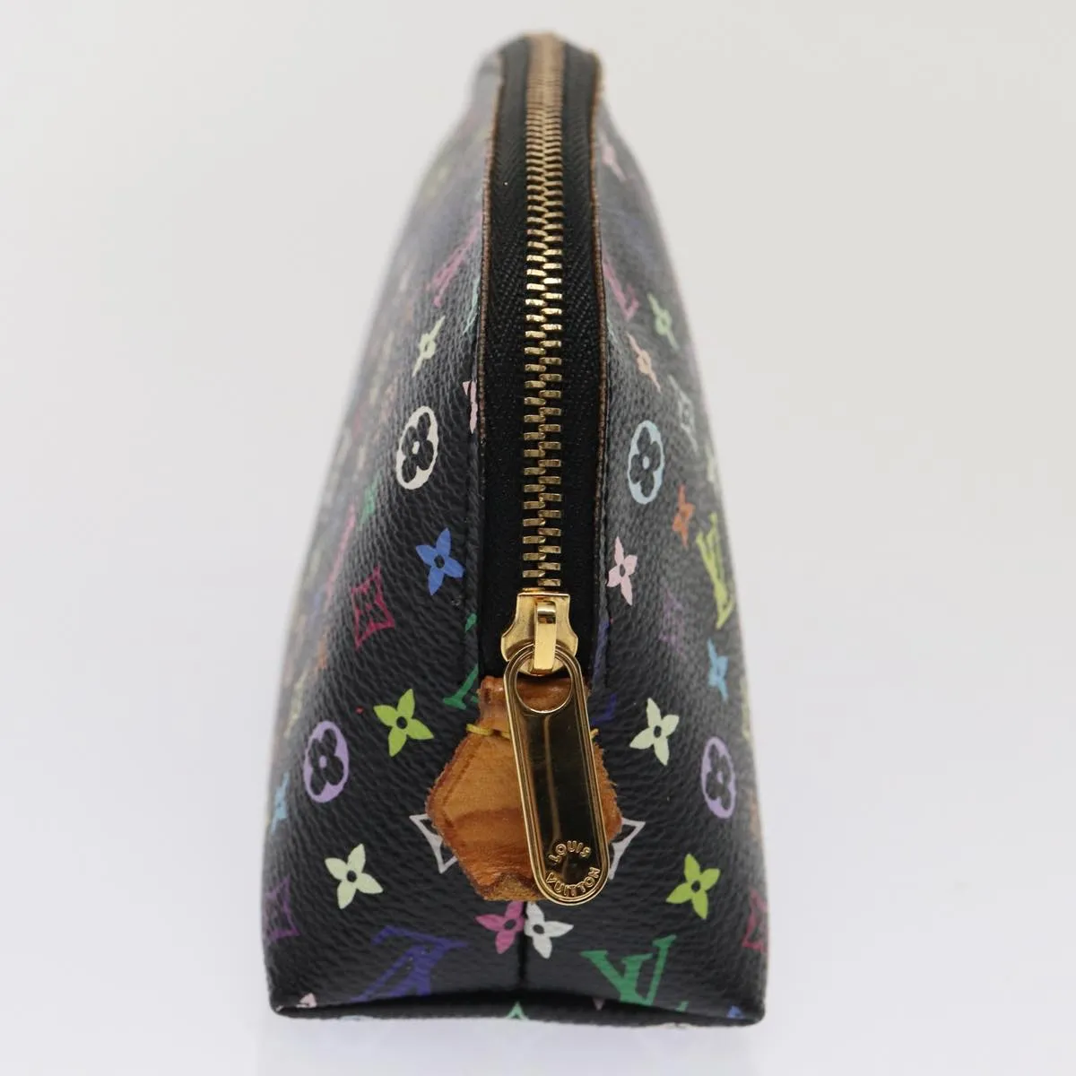 LOUIS VUITTON Monogram Multicolor Pochette Cosmetic Pouch M47355 LV Auth 82594