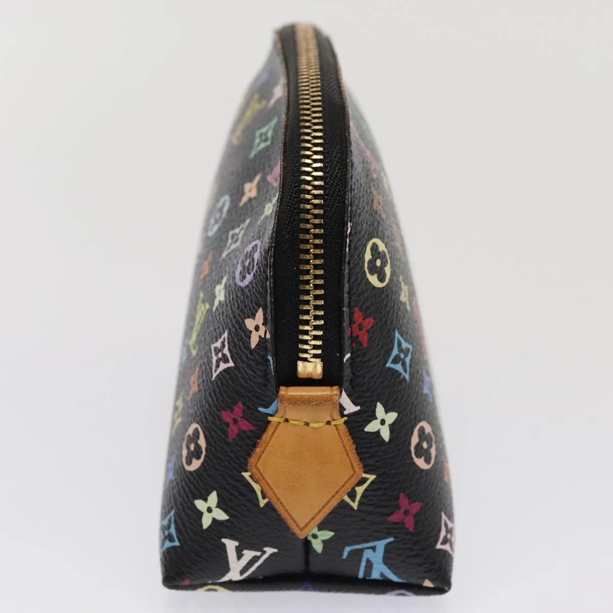 LOUIS VUITTON Monogram Multicolor Pochette Cosmetic Pouch M47355 LV Auth 82594
