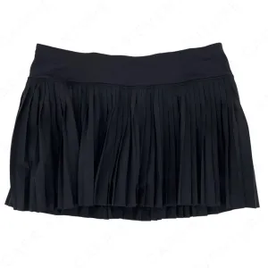 Lululemon Pleat to Street II Black Skirt Skort Golf Tennis Ballerina Twirly Size 6