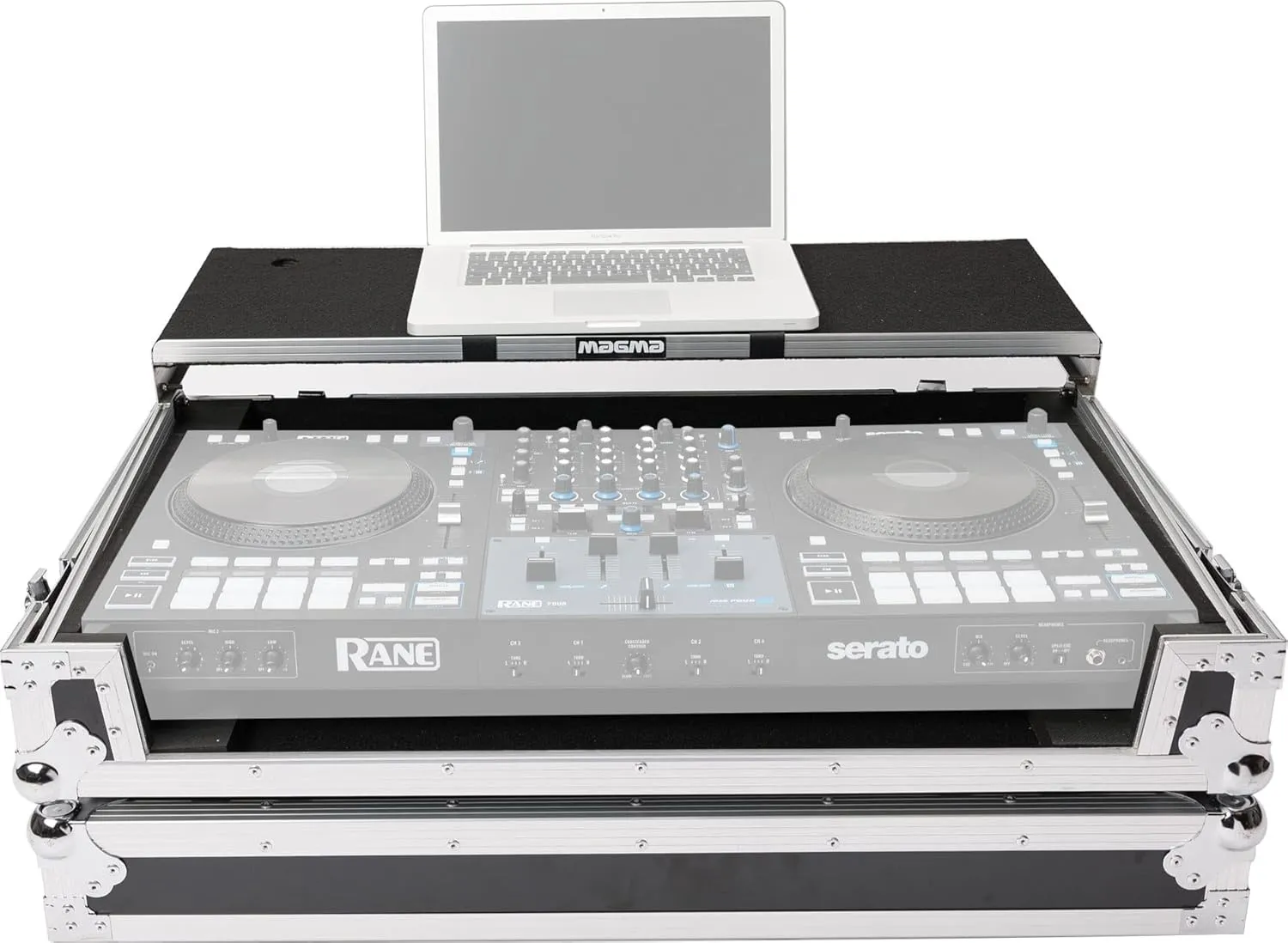 Magma DJ-Controller Workstation Rane Four and Rane Performer with Wheels