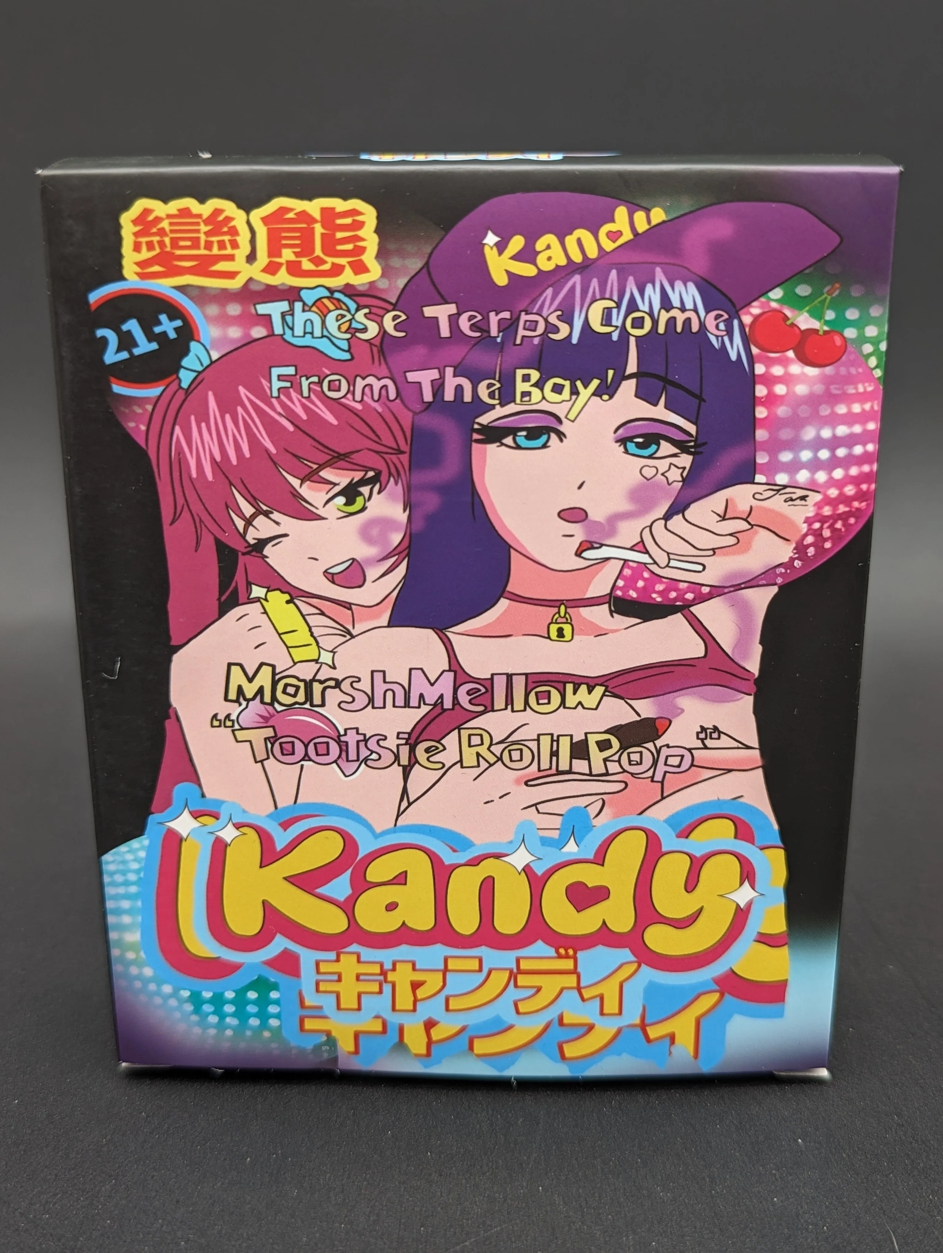 Marshmallow Tootsie Roll Pop 3.5g Mylar Bags   Boxes