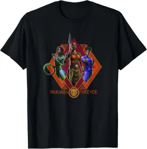Marvel Black Panther: Wakanda Forever Hero Trio T-Shirt