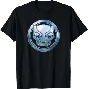 Marvel Black Panther: Wakanda Forever Metal Panther Logo T-Shirt