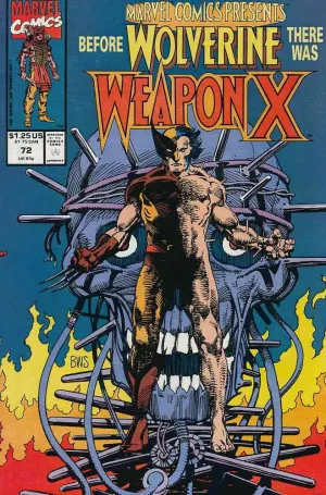 Marvel Comics Presents #72 FN ; Marvel comic book | Weapon X Wolverine
