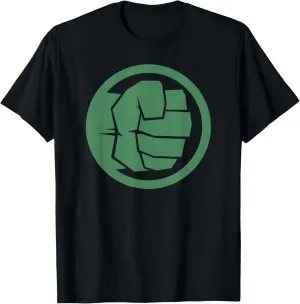 Marvel Comics Retro Green Hulk Smash Avengers Logo T-Shirt