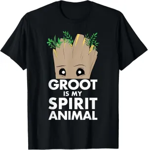 Marvel Guardians Of The Galaxy Groot Is My Spirit Animal T-Shirt