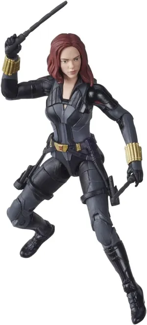 Marvel Hasbro Black Widow Legends Series 6-inch Collectible Black Widow Action Figure Toy, Premium Design, 6 Accessories, Ages 4 and Up