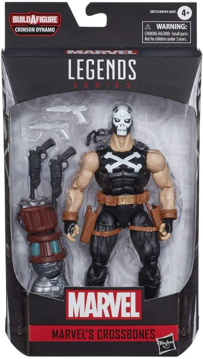 Marvel Hasbro Black Widow Legends Series 6-inch Collectible Crossbones Action Figure Toy, Premium Design, 4 Accessories, Ages 4 and Up