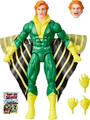 Marvel Legends Series Banshee, Giant-Size X-Men #1 (1975) Comics-Inspired Collectible 6-Inch Scale Action Figure with Character-Sized Comic Accessory