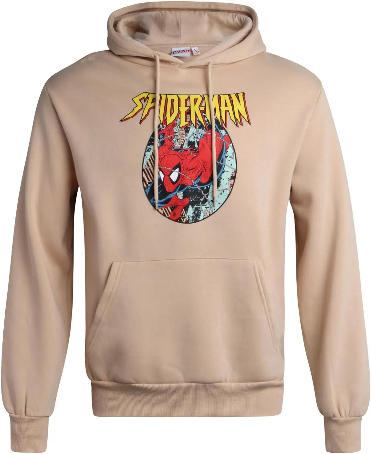 Marvel Men’s Avengers Fleece Hoodie Sweatshirt – Retro Iron Man, Hulk, Captain America, Thor, Spider-Man