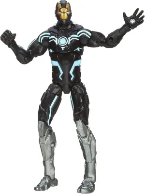 Marvel Universe Black and White Iron Man Action Figure