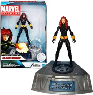 Marvel Universe Exclusive Comic Series Figure With Light Up Base Black Widow