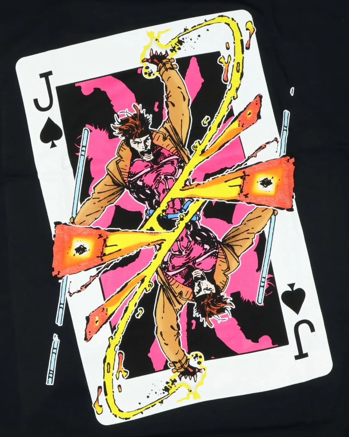 Marvel X-Men Gambit Jack of Spades T-Shirt