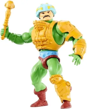 Masters of the Universe Origins Man-at-Arms 5.5-in Action Figure, Battle Figure for Storytelling Play and Display, Gift for 6 to 10-Year-Olds and Adult Collectors