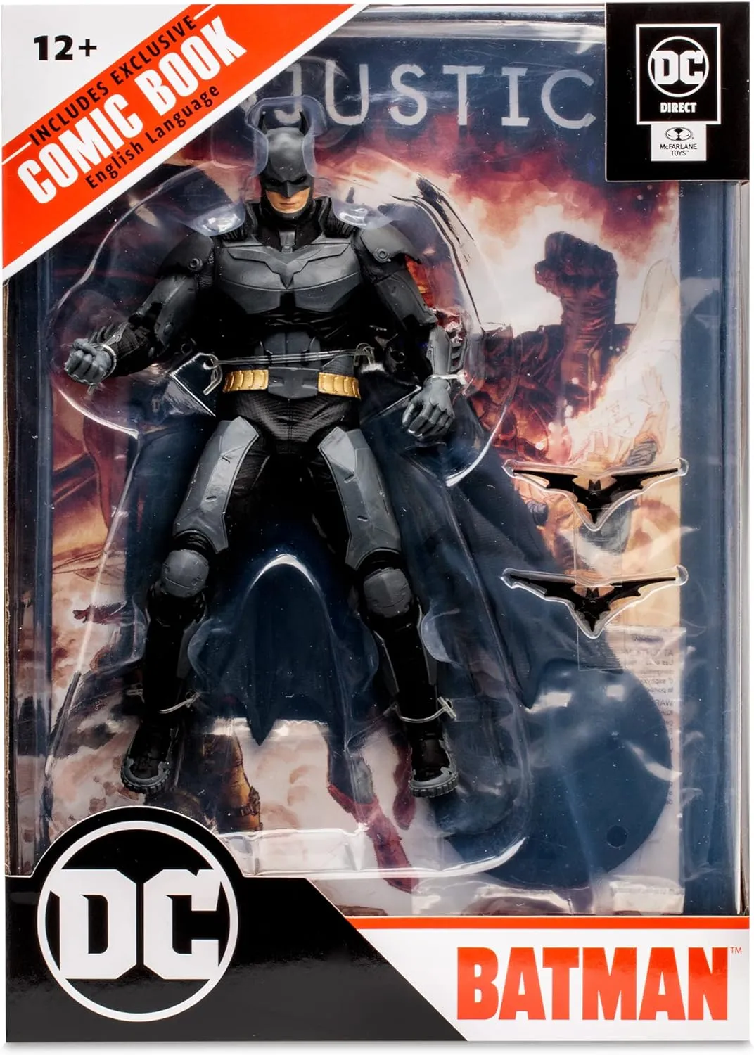 McFarlane Toys - DC Direct Gaming 7IN Figure with Comic - Injustice 2 WV1 - Batman