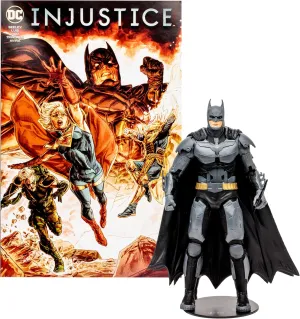 McFarlane Toys - DC Direct Gaming 7IN Figure with Comic - Injustice 2 WV1 - Batman