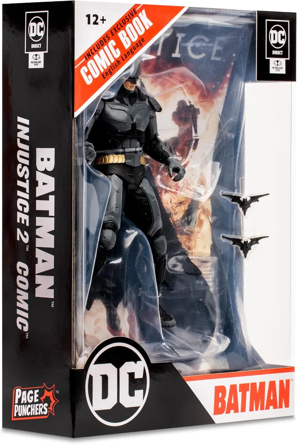 McFarlane Toys - DC Direct Gaming 7IN Figure with Comic - Injustice 2 WV1 - Batman
