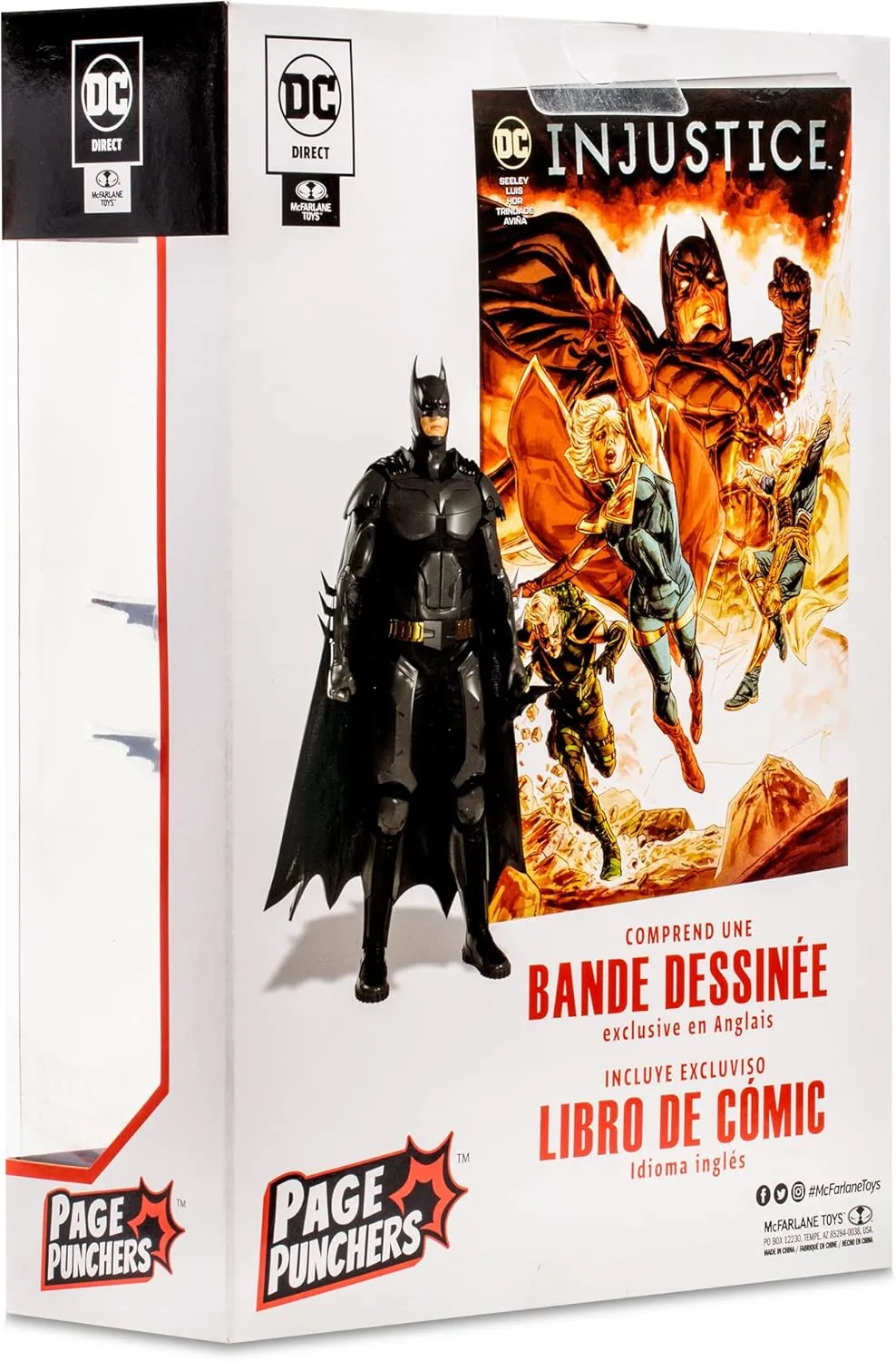 McFarlane Toys - DC Direct Gaming 7IN Figure with Comic - Injustice 2 WV1 - Batman