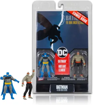 McFarlane Toys - DC Direct Page Punchers 2pk Batman & Mutant Leader 3in Figures with Comic