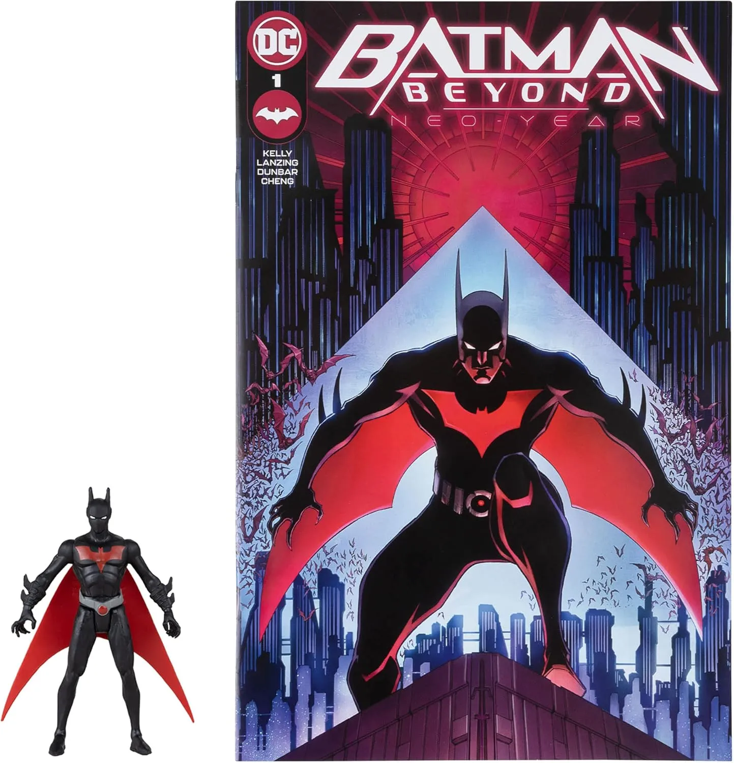 McFarlane Toys - DC Direct Page Punchers Batman Beyond 3in Figure with Neo-Year Comic