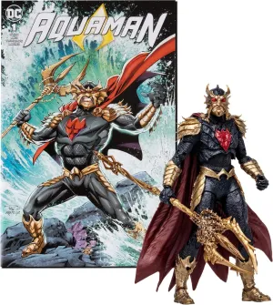 McFarlane Toys DC Direct Page Punchers Ocean Master 7in Action Figure with Aquaman Comic